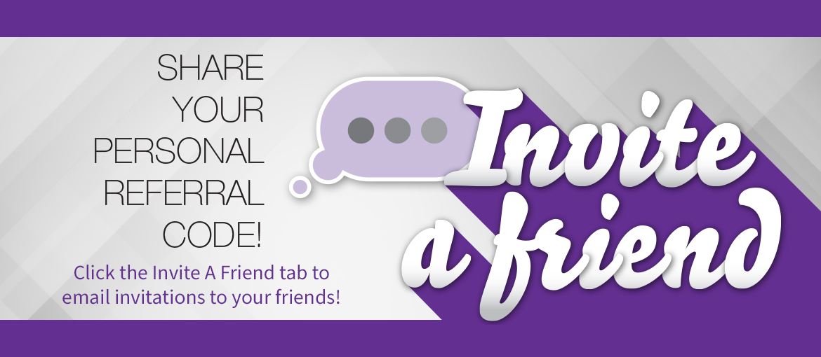 Invite a friend to open a checking account and earn bonus points!